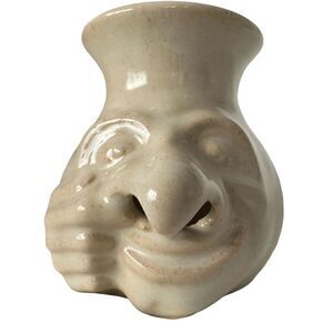 Humorous Face Ceramic Egg Separator